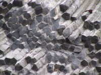 Zlatý vrch - detail čediče