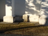 Kříž u kostela sv. Jiljí Líšeň - 6.3.2012