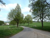 Stoupání k rozcestí U Jordánku - 5.5.2012