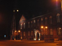 Bohumín budova radnice (stavební památka) s kostelem