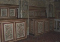 Hradní kaple sv. Barbory: Renesanční lavice