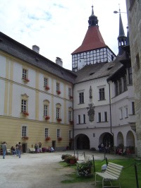 Zámek Blatná - nádvoří
