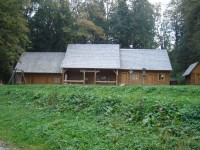 Hornický skanzen u Zlatých Hor-zlatokopecké sruby-Foto:Ulrych Mir.