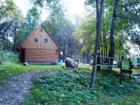 Hornický skanzen u Zlatých Hor-zlatokopecké sruby-Foto:Ulrych Mir.