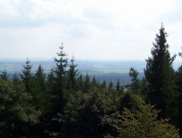 Červená hora a Jedová z rozhledny Velký Roudný-Foto:Ulrych Mir.