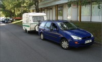 Odpočali jsme si - my, auto i karavan...