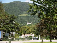 První velká zastávka - Vipiteno – Sterzing, parkoviště s názvem Sadobre-Casteltono