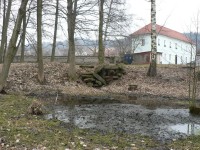 Kladruby, místo kde byl vodopád