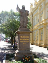 Jičín - pomník Mistra Jana Husa