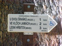 vozíčkářská trasa - modrá
