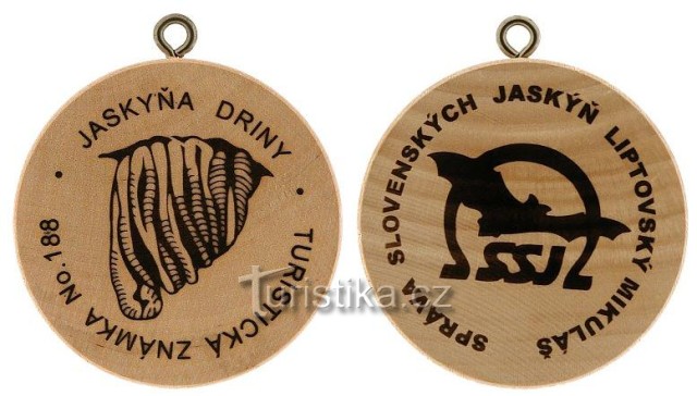 Turistická známka (SK) č. 188 - Jaskyňa Driny