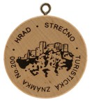 Turistická známka (SK) č. 200 - Hrad Strečno