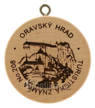 Turistická známka (SK) č. 208 - Oravský hrad