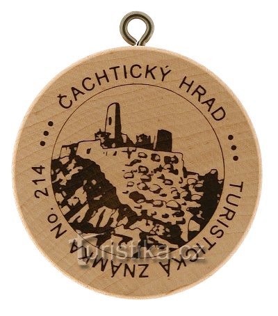 Turistická známka (SK) č. 214 - Čachtický hrad
