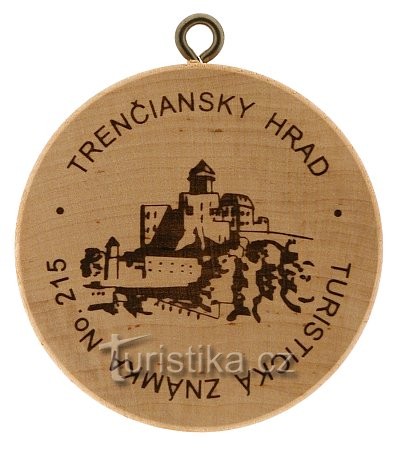 Turistická známka (SK) č. 215 - Trenčiansky hrad