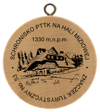Turistická známka (PL) č. 53 - Schronisko Hala Miziowa