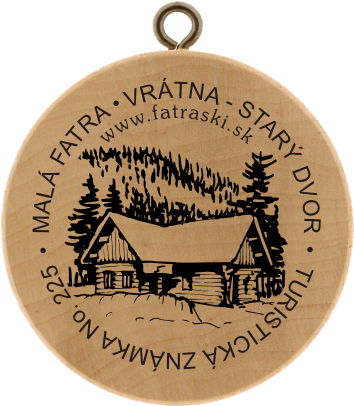 Turistická známka (SK) č. 225 - Vrátna Starý dvor