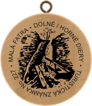 Turistická známka (SK) č. 227 - Dolné-Horné diery