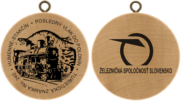 Turistická známka (SK) č. 240 - Posledný vlak do Polnín.