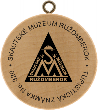 Turistická známka (SK) č. 320 - Skautské múzeum Ružomberok