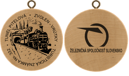 Turistická známka (SK) č. 332 - Tunel Pitelová