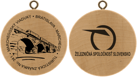 Turistická známka (SK) č. 341 - Marcheggsky viadukt
