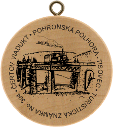 Turistická známka (SK) č. 394 - Čertov viadukt