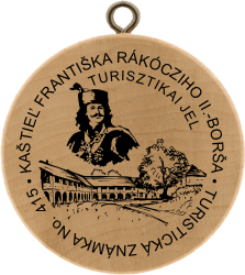 Turistická známka (SK) č. 415 - Kaštieľ Františka Rákocziho II. Borša