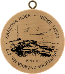 Turistická známka (SK) č. 477 - Kráľova hoľa