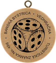 Turistická známka (SK) č. 496 - Vedhračka Banská Bystrica