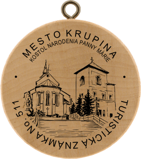 Turistická známka (SK) č. 511 - Mesto Krupina