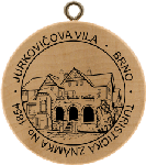 Turistická známka č. 1854 - Jurkovičova vila - Brno