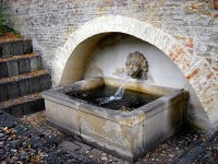 Pražský hrad - kašna v Královské zahradě 