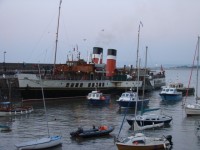 Waverley - poslední kolesový parník na světě/vyjíždky při pobřeží kolem Británie