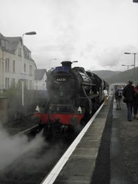 Jakobite - west highlands railway - Fort William - Mallaig