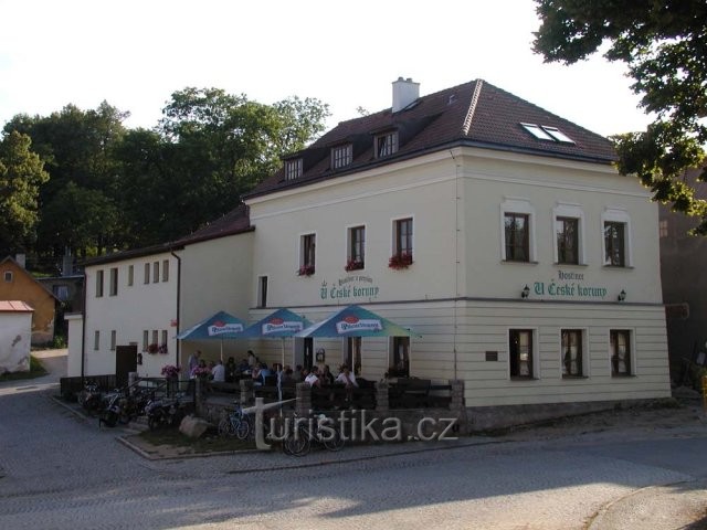 Cyklisté vítáni - Penzion a hostinec U České koruny