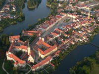 Telč-letecký pohled