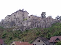 Český Šternberk - pohled od nádraží