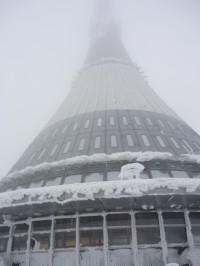 Tajemný Ještěd v zimě