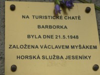 Barborka - místo založení Horské služby Jeseníky