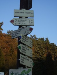 Rázcestie Kokořín dolina