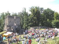 Zvolenský Pustý hrad - presmerované značenie