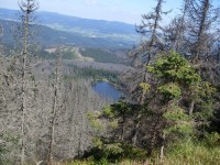 Plešné jezero - pohled z Kučerovy vyhlídky