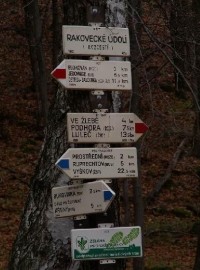 Rozcestník Rakovecké údolí