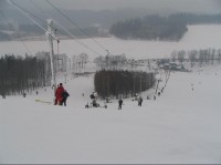 Z vrchu sjezdovky