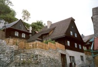 Štramberk-roubené domky