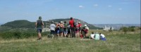 Pohled na Děvín a Sirotčí hrádek
