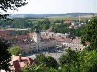 Pohled od zámku
