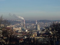 pohled na město