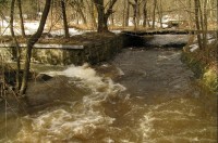 Bezručovo údolí: soutok Chomutovky a Křímovského potoka